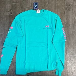 Brand New Teal Simply Southern Long Sleeve Tee
